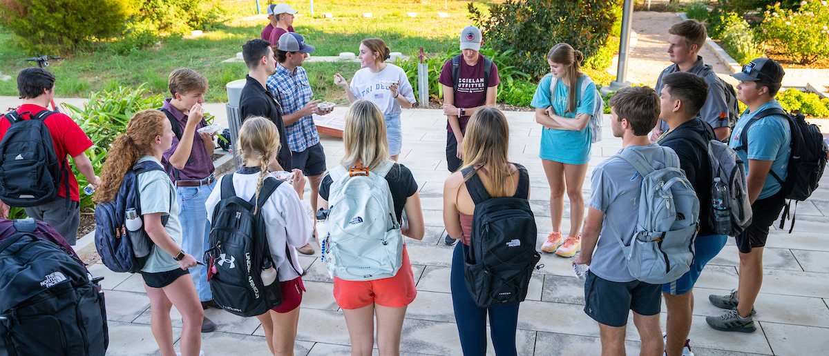 Group of students outside